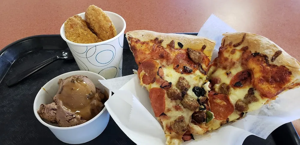 Pizza Chicken Tenders Ice Cream